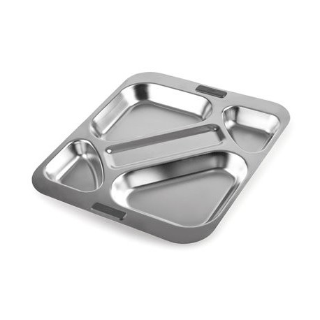 BANDEJA AUTOSERVICIO INOXIDABLE DE LACOR 32.5X37.5 CM