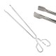 Pinça para carne em aço inoxidável de 24 cm