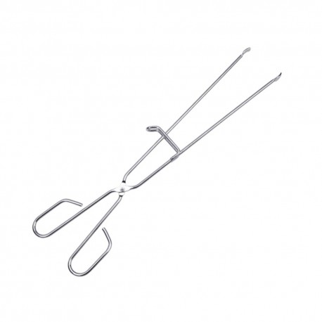 Pinzas para barbacoa de acero inoxidable con tope 45 cm
