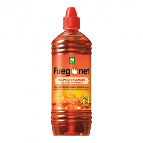 Gel acendedor de fogo para madeira e carvão 1 l