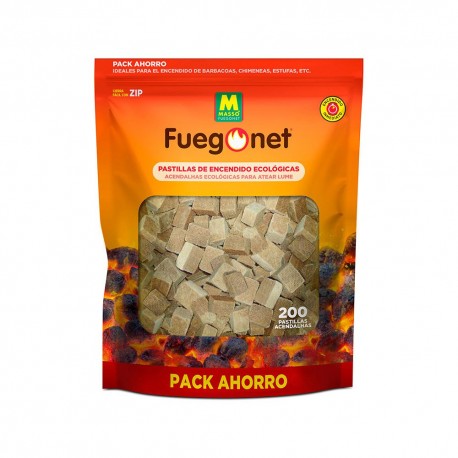 Acendedores de fogo ecológicos, 200 un