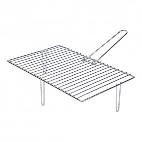 Parrilla con 3 patas para chimeneas 46,6 x 28 cm