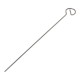 Brocheta de acero inoxidable 18/8 de 35 cm