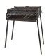 Barbacoa cuadrada con soporte para paella 50 x 40 x 75 cm