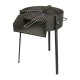 Barbacoa redonda con soporte para paella ø60 x 75 cm