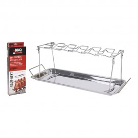 Suporte para asinhas de frango para forno ou bbq