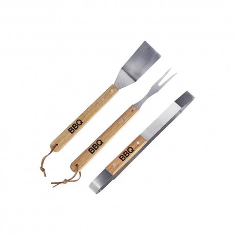 Conjunto de 3 utensilios de churrasco