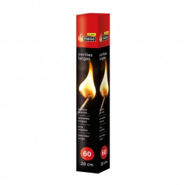 Cerillas largas okfuego 28 cm, 60 uds