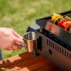 Plancha de gas bxop4900e con 2 quemadores, 45 x 39 cm