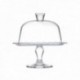 Fuente 26 Cm. con Pie y Campana Patisserie Vidrio PASABAHCE