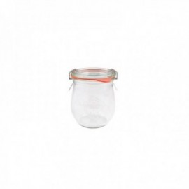 Tarro 22 Cls.tulip con Tapa de Vidrio + Accesorios Tarros Vidrio Borosilicato WECK