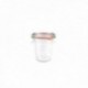 Tarro 16 Cls. con Tapa de Vidrio + Accesorios Tarros Vidrio Borosilicato WECK