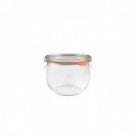 Tarro 58 Cls. con Tapa de Vidrio + Accesorios Tarros Vidrio Borosilicato WECK