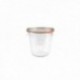 Tarro 50 Cls. con Tapa de Vidrio + Accesorios Tarros Vidrio Borosilicato WECK