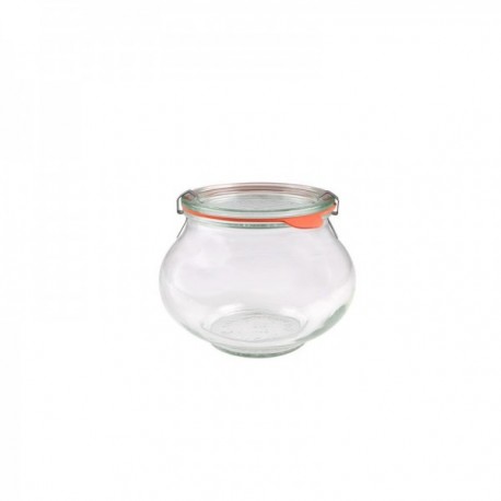 Tarro 1 L. Deco con Tapa de Vidrio + Accesorios Tarros Vidrio Borosilicato WECK