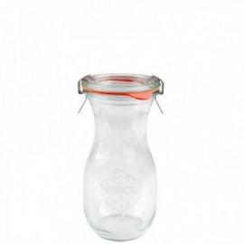 Tarro 29 Cls. Juice con Tapa de Vidrio+ Accesorios Tarros Vidrio Borosilicato WECK