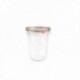 Tarro 85 Cls. con Tapa de Vidrio + Accesorios Tarros Vidrio Borosilicato WECK