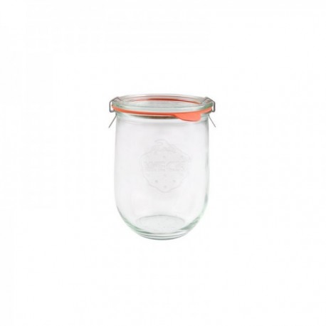Tarro 1 L. Tulip con Tapa de Vidrio + Accesorios Tarros Vidrio Borosilicato WECK