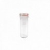 Tarro 60 Cls. Cilindrico Tapa de Vidrio+accesorios Tarros Vidrio Borosilicato WECK
