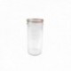 Tarro 1 L.cilindrico con Tapa de Vidrio+accesorios Tarros Vidrio Borosilicato WECK