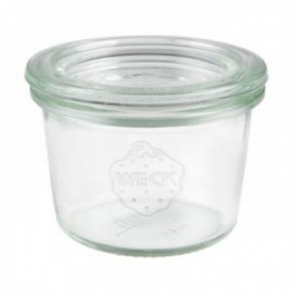 Pack 6 Tarros 8 Cls. con Tapa de Vidrio Vidrio Borosilicato WECK