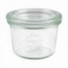 Pack 6 Tarros 8 Cls. con Tapa de Vidrio Vidrio Borosilicato WECK