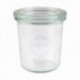 Pack 6 Tarros 16 Cls. con Tapa de Vidrio Vidrio Borosilicato WECK