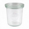 Pack 6 Tarros 16 Cls. con Tapa de Vidrio Vidrio Borosilicato WECK