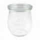 Pack 8 Tarros 22 Cls. con Tapa de Vidrio Vidrio Borosilicato WECK