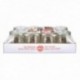 Pack 8 Tarros 22 Cls. con Tapa de Vidrio Vidrio Borosilicato WECK