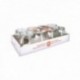 Pack 8 Tarros 22 Cls. con Tapa de Vidrio Vidrio Borosilicato WECK