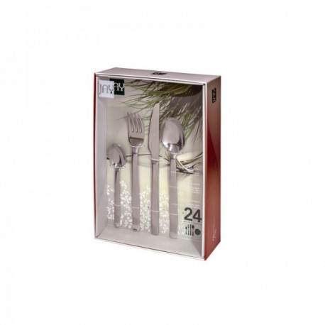 Set Cuberteria 24 Piezas Catering Acero Inoxidable JAY