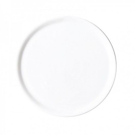 Plato 31.5 Cm. Pizza Plano Porcelana Blanca APULUM