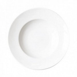 Plato 30 Cm. Spaghetti Porcelana Blanca APULUM