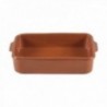 Asador Rectangular 20 X 14 Cm. Barro Barro Refractario ALFAR PONTE SAMPAIO