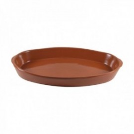 Asador Ovalado 55 X 33 Cm. Barro Barro Refractario ALFAR PONTE SAMPAIO