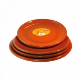 Plato Barro Chuleton 28 Cm. Extraresistente R.s. Rustico Barro Refractario R.SANCHEZ