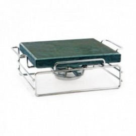 Conjunto Piedra Grill Simple + Soporte + Quemador Cocina Natural R.SANCHEZ