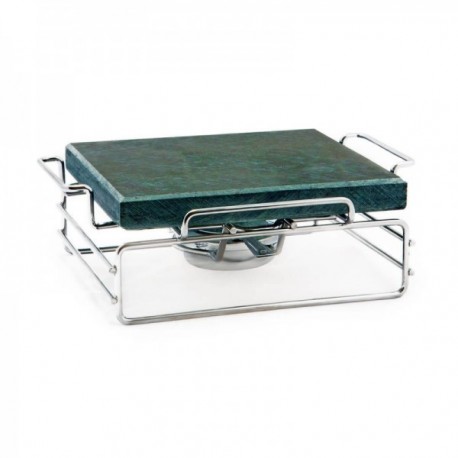Conjunto Piedra Grill Simple + Soporte + Quemador Cocina Natural R.SANCHEZ