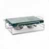Conjunto Piedra Grill Doble + Soporte + 2 Quemador Cocina Natural R.SANCHEZ