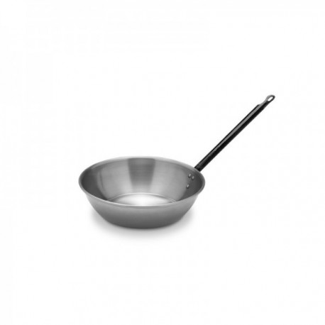 Sarten 24 Cm. Honda Pulida con Mango Acero Pulido LA VALENCIANA