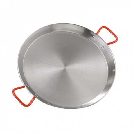 Paellera 22 Cm. Valenciana Pulida 1 Racion Acero Pulido LA VALENCIANA