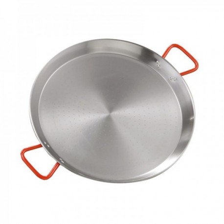 Paellera 26 Cm. Valenciana Pulida 2 Raciones Acero Pulido LA VALENCIANA