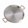 Paellera 26 Cm. Valenciana Pulida 2 Raciones Acero Pulido LA VALENCIANA