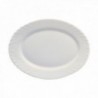 Fuente 36 Cms. Oval Ebro Vidrio Opal BORMIOLI