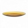 Plato 23.5 Cm. Llano Lys Ambar Vidrio Tensionado DURALEX