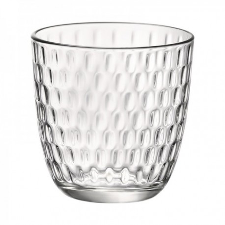 Pack 6 Vasos 29.5 Cls. Agua Slot Transparente Vidrio BORMIOLI