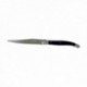 Cuchillo Chuletero Laguiole Negro André Verdier Acero Inoxidable IFA