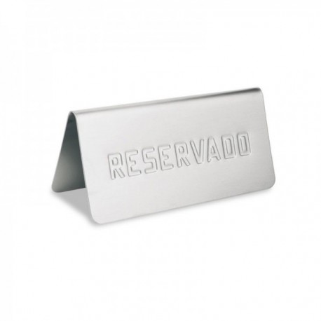 Indicador para Mesa Reservado Inoxidable Acero Inoxidable SUPREMINOX