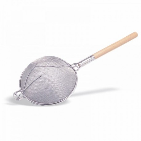 Colador 30 Cm. Doble Malla Reforzado Acero Inox. Acero Inoxidable PUJADAS